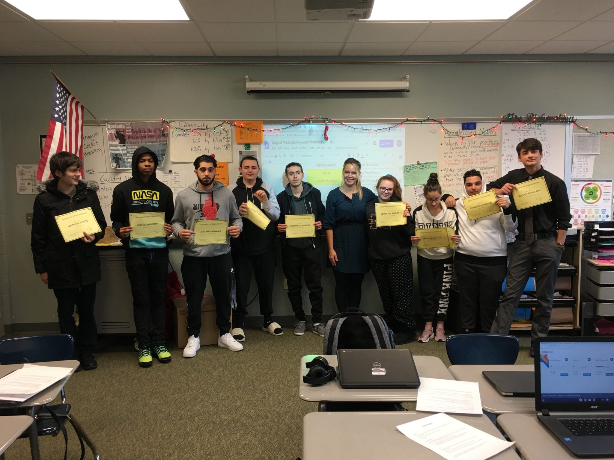 Mid Year Award Winners Dearborn High School