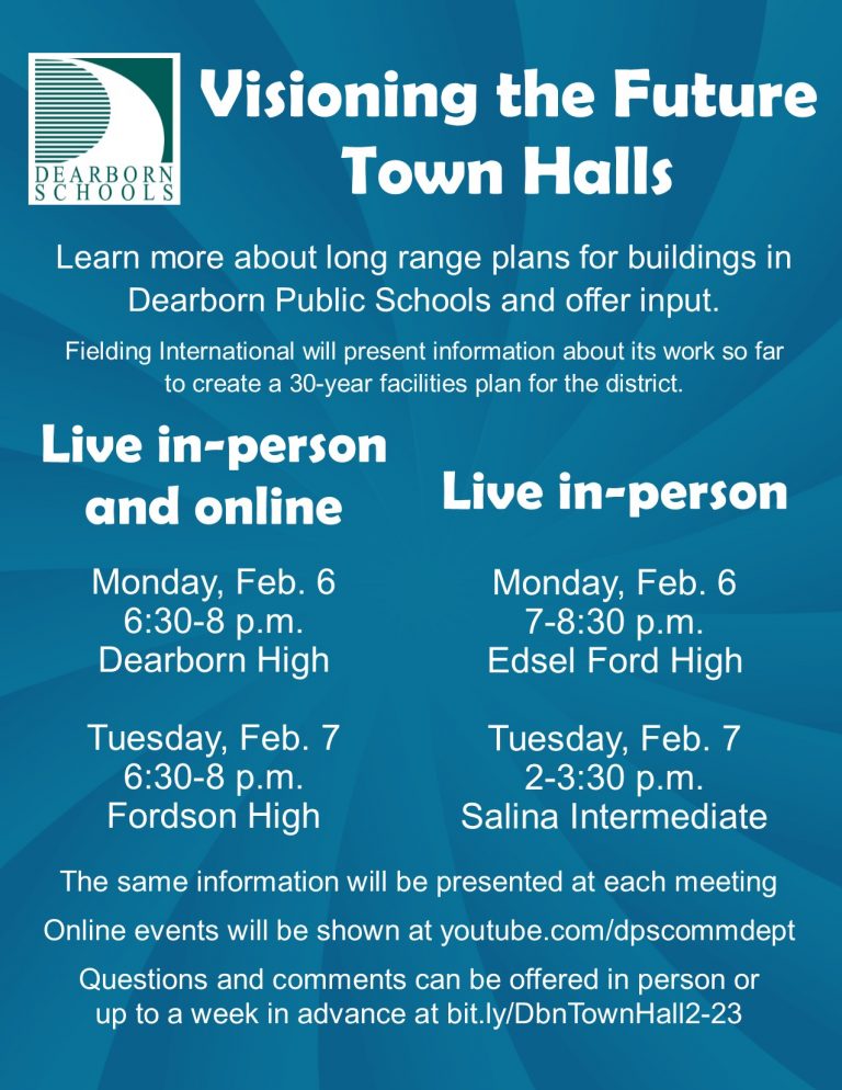 Four town halls planned to discuss long-range building planning